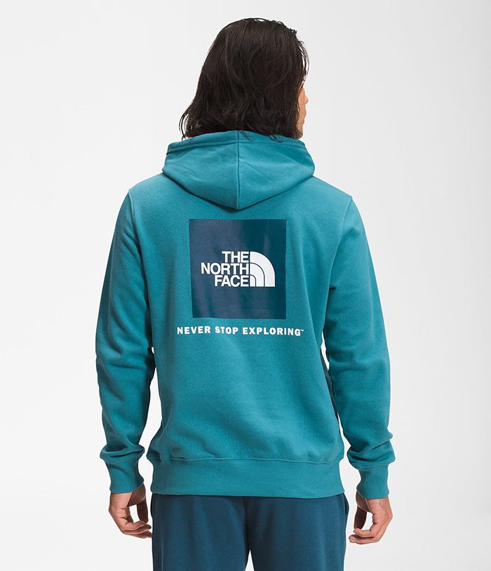 Sudadera Con Capucha The North Face Hombre Azules Box Nse Pullover 48703JPEV